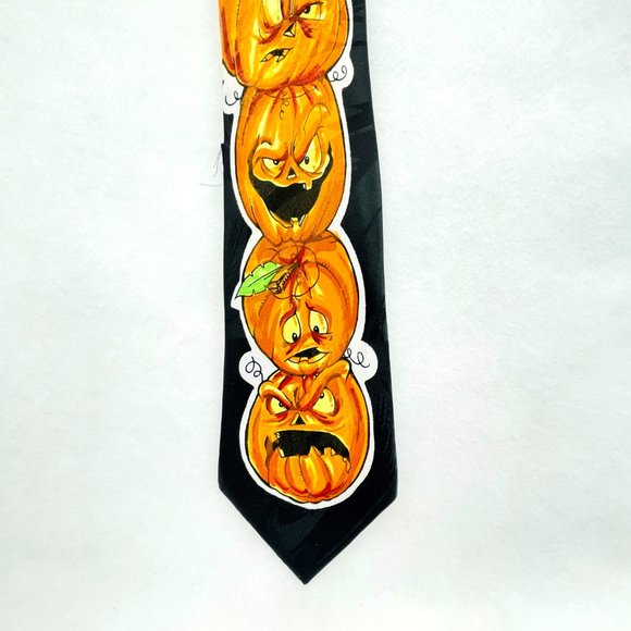 Brothers Handmade 100% Polyester Halloween Jack O Lanters/Pumpkins Korea L58" - Picture 14 of 14